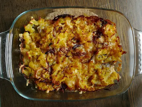 Fisch mit Kartoffelkruste
