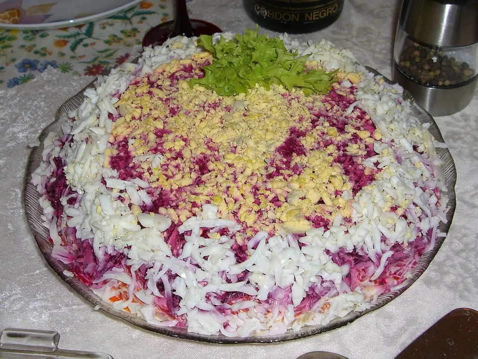 Hering unter dem Pelzmantel